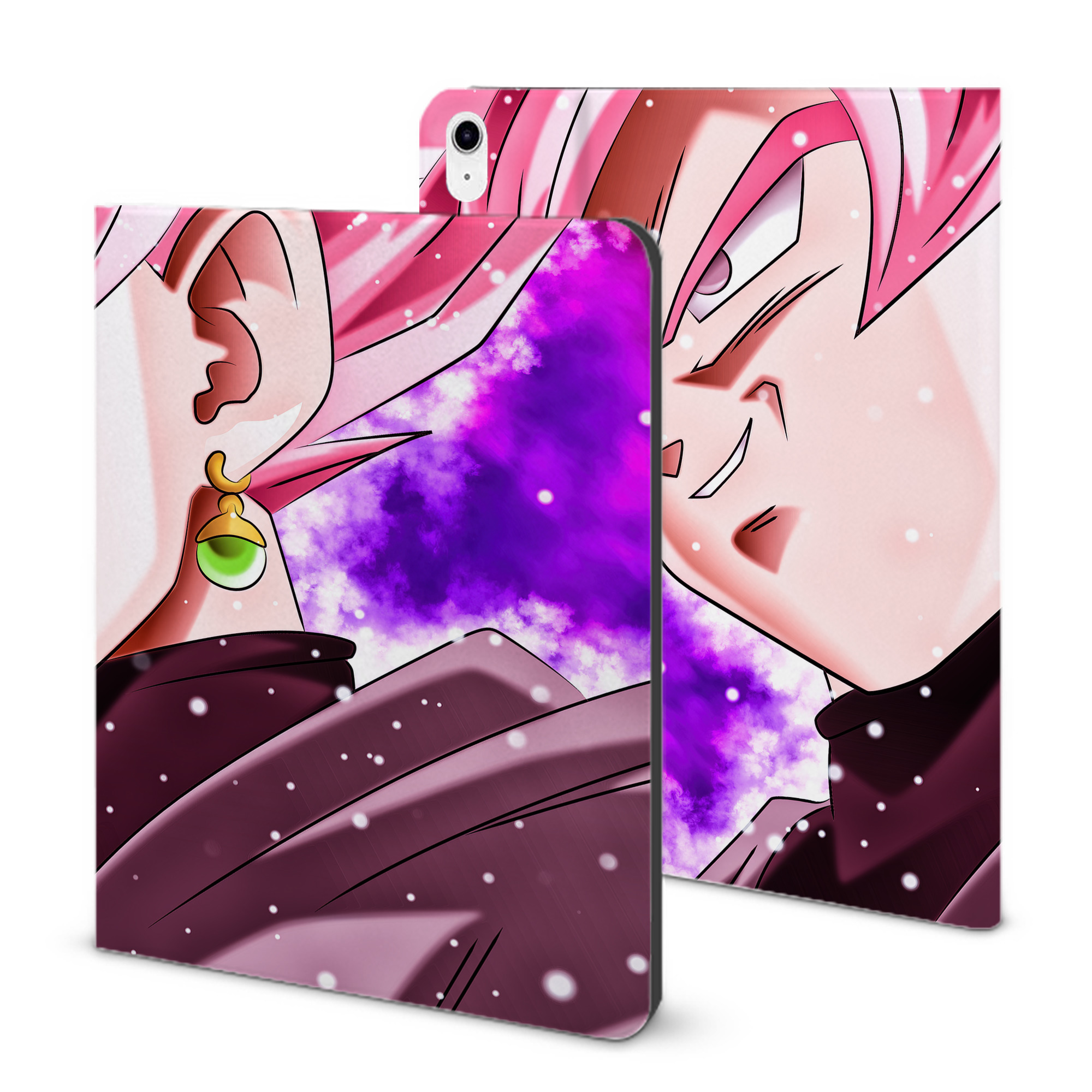 （画像用） ドラゴンボール DRAGON BALL IPad ケース ブック型 PUレザー TPU 耐衝撃 軽量 薄型 ペン収納なし 全面保護 IPad 各モデル対応